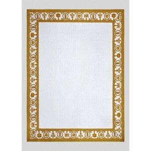 NEW Versace Baroque Jacquard White Gold Medusa Bath/Beach Towel 76.77" x 57.09"